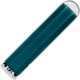 Playboy Emerald Vibrating Glass Mini Vibe- Deep Teal