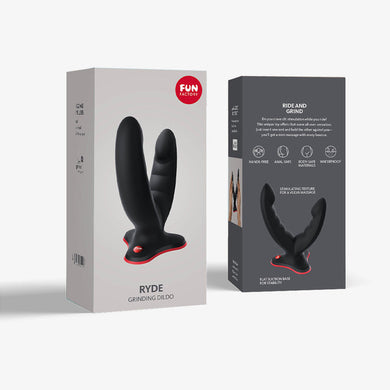 Fun Factory Ryde Dual Stimulation Dildo- Black