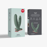 Fun Factory Ryde Dual Stimulation Dildo- Wild Olive