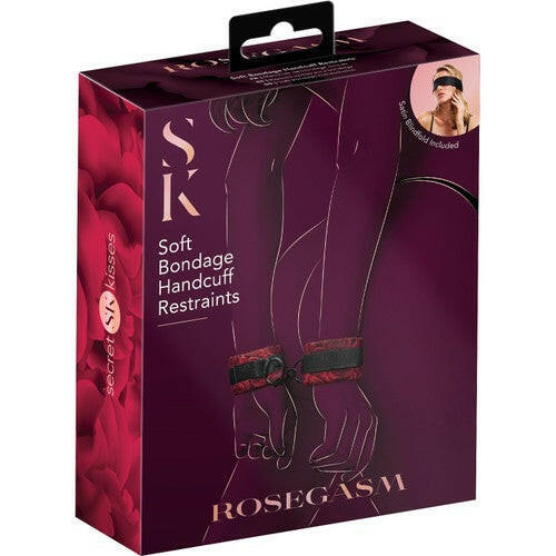 Secret Kisses Rosegasm Soft Bondage Handcuff Restraints