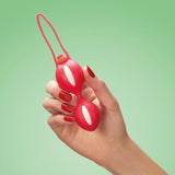 Fun Factory SmartBalls Duo Kegel Balls- India Red