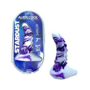 Stardust Alien Cock Silicone Fantasy Dildo 7in