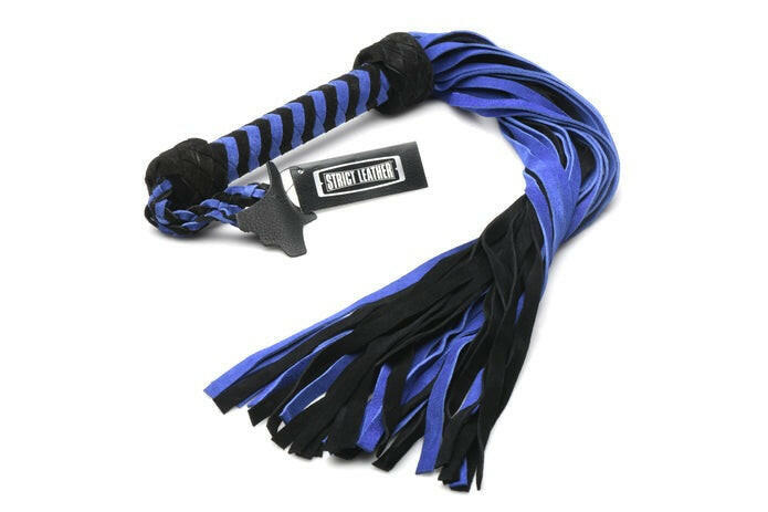 Black And Blue Suede Flogger