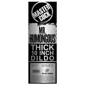 Master Cock Mr. Humongous 10in. Dong