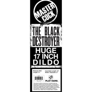 Master Cock The Black Destroyer Huge 17 Inch Dildo