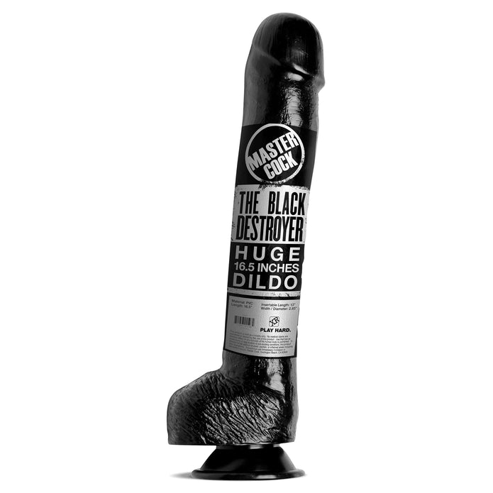 Master Cock The Black Destroyer Huge 17 Inch Dildo