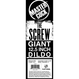 Master Cock The Screw Giant 12.5 inch Dildo