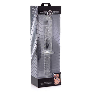 Master Series Brutus Glass 11.5in. Dildo Thruster