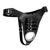 Strict Leather Male Chastity Harness