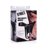 Strict Leather Male Chastity Harness