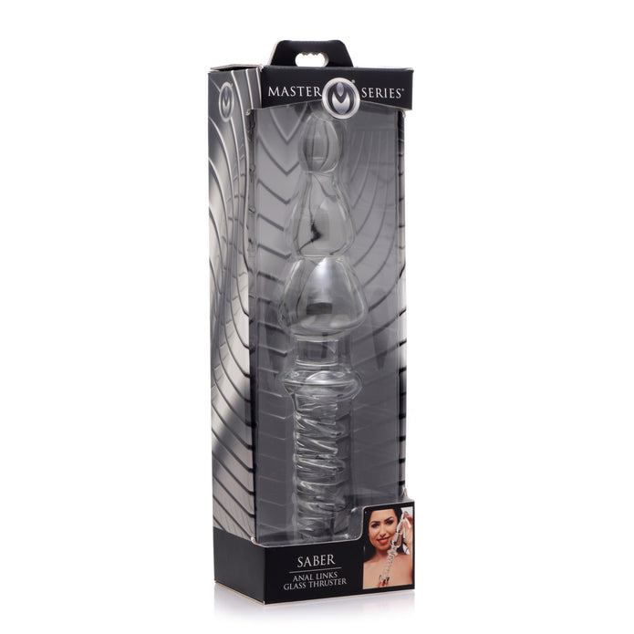 Master Series Saber Anal Links Glass 10.5in. Thruster