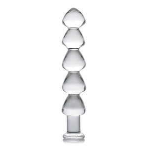 Master Series Drops Anal Link Glass 11in. Dildo