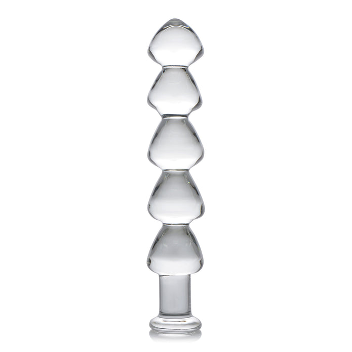 Master Series Drops Anal Link Glass 11in. Dildo