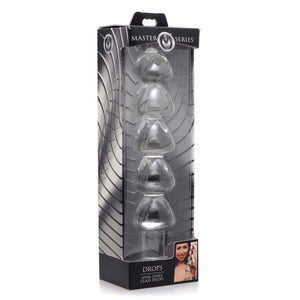 Master Series Drops Anal Link Glass 11in. Dildo