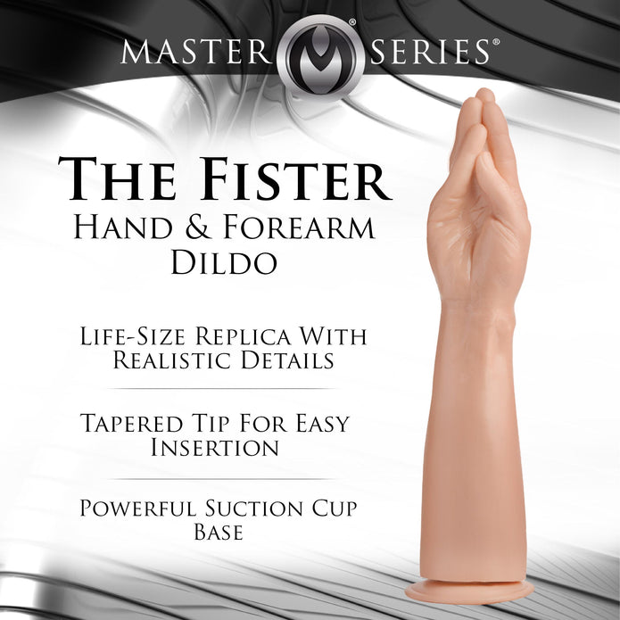 Master Series The Fister Hand and Forearm Dildo - Light