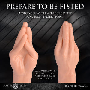 Master Series The Fister Hand and Forearm Dildo - Light