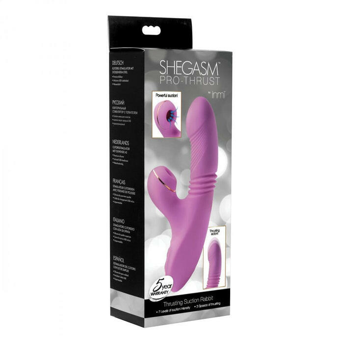 Shegasm Pro-Thrust Thrusting Suction Rabbit