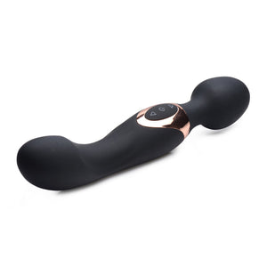 10X Dual Duchess 2-In-1 Silicone Massager - Black