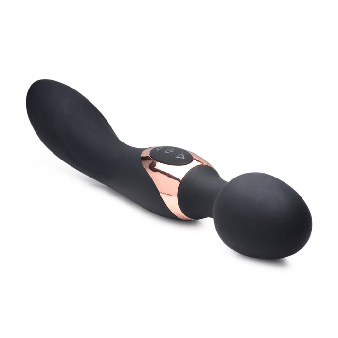 10X Dual Duchess 2-In-1 Silicone Massager - Black