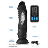 Zeus E-Stim Pro 5X Vibrating Dildo With Remote Control