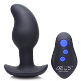 Zeus 8X Volt Drop Vibrating & E-Stim Silicone Prostate Massager With Remote