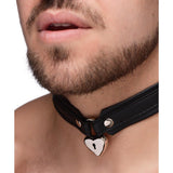 Strict Leather Locking Heart Collar