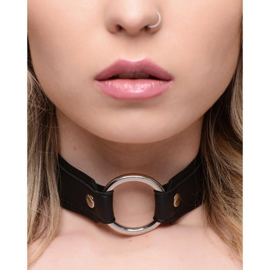 Strict Leather O-Ring Collar