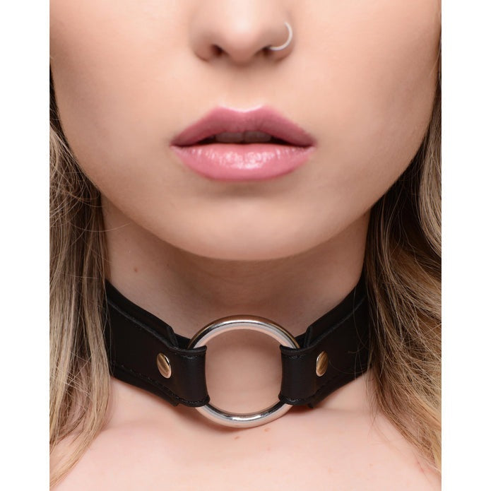 Strict Leather O-Ring Collar