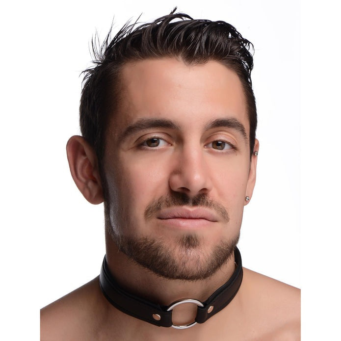 Strict Leather O-Ring Collar