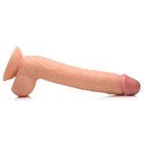 Master Cock Long Logan 10" Dildo with Balls - Light