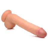 Master Cock Long Logan 10" Dildo with Balls - Light