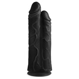 Master Cock Double Stuffer 10" Double Pecker Dildo - Black