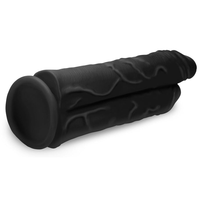 Master Cock Double Stuffer 10" Double Pecker Dildo - Black