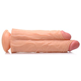 Master Cock Double Stuffer 10" Double Pecker Dildo- Light