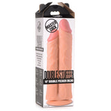 Master Cock Double Stuffer 10" Double Pecker Dildo- Light