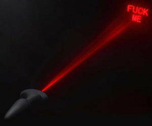 28X Laser F**K Me Silicone Anal Plug With Remote Control