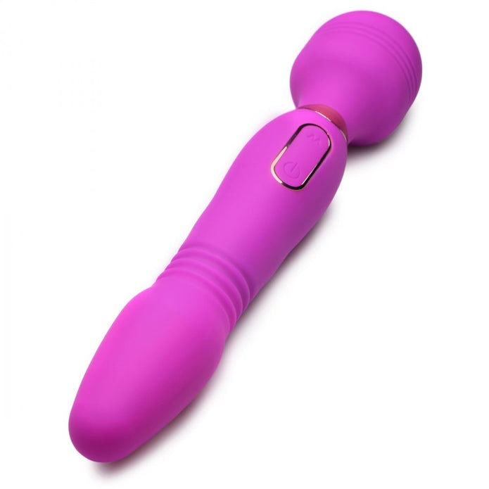 Ultra Thrust-Her Deluxe Thrusting & Vibrating Silicone Wand