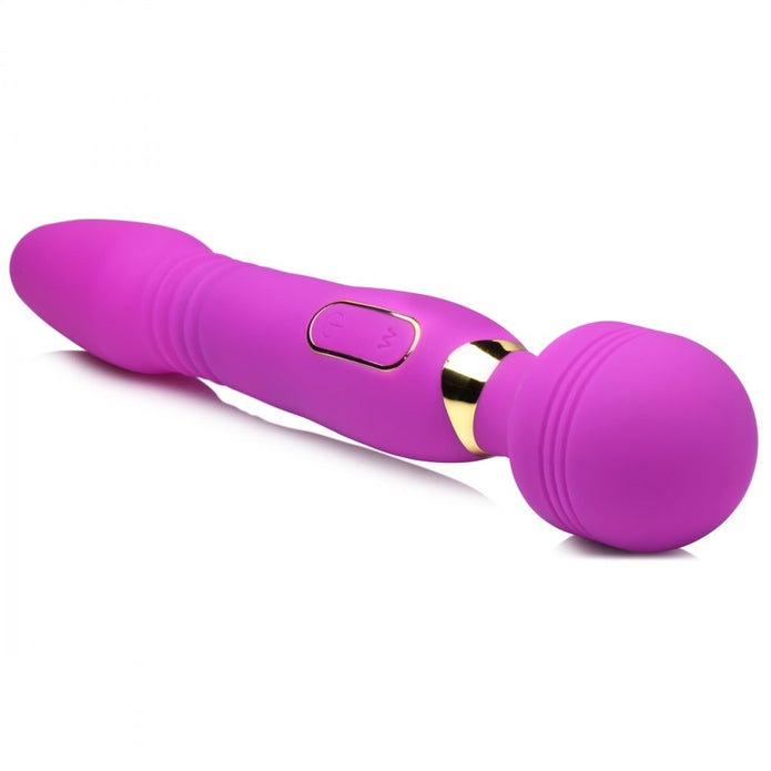 Ultra Thrust-Her Deluxe Thrusting & Vibrating Silicone Wand