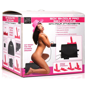 50X Saddle Pro Sex Machine With 4 Attachments