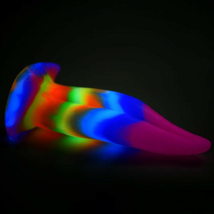 Unicorn Kiss Dildo Glow In The Dark