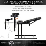 Ultimate Obedience Chair With Sex Machine