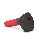 The Realm Lycan Red 10.5-Inch Long Dildo With Lock On Base