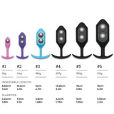 B-Vibe Snug Plug 4 Weighted Plug