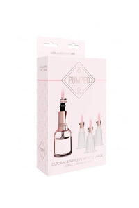 Shots Pumped 4-Piece Clitoral & Nipple Pump Kit Rose