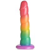 Simply Sweet Swirl Rainbow Dildo