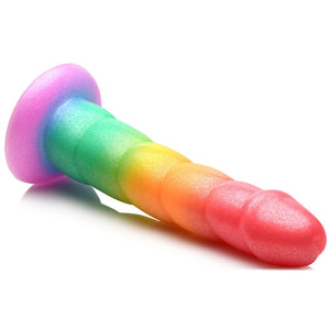 Simply Sweet Swirl Rainbow Dildo