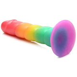 Simply Sweet Swirl Rainbow Dildo