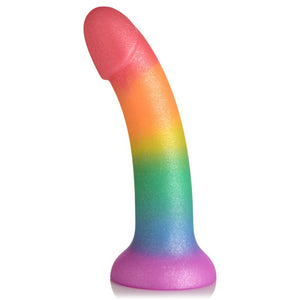 Simply Sweet Phallic Rainbow Dildo