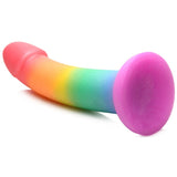 Simply Sweet Phallic Rainbow Dildo