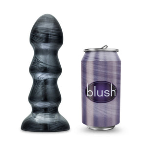 Blush Jet Black Jack 7 in. Anal Plug Carbon Metallic Black